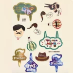 Q版父親節插牌(12小片)