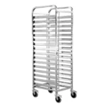 SN1971  16層固定式不銹鋼台車620x470x1730mm
