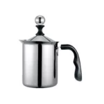 寶馬牌18-8不銹鋼雙層打奶泡器-彈簧式