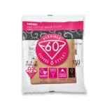 日本HARIO無漂白V60咖啡濾紙110張/1~4杯用