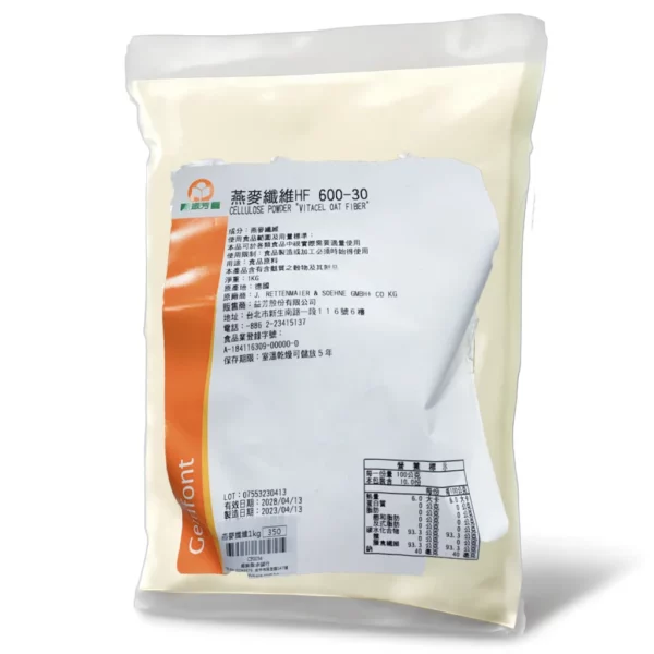 燕麥纖維HF 600-30 1kg：圖片 1