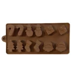 聖誕節12連矽膠模