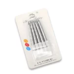 銀色小蠟燭10入